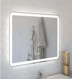 Зеркало Amica "348ч3" 6500К 60*80 Овал Сенсор