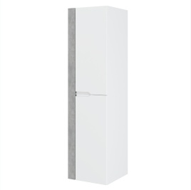 Пенал Подвесной Amica "КАПРИ" Размер 35 2 Двери Белый