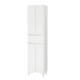 Пенал Напольный Amica "ТАИТИ" Размер 50 4 Двери 1 Ящик Белый