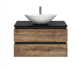 Тумба Подвесная Amica "ЯВА" 2 Ящика Славянский Дуб