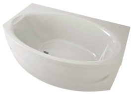 Ванна Прямая Amica "ОГАЙО" 180х80 Овал Белая