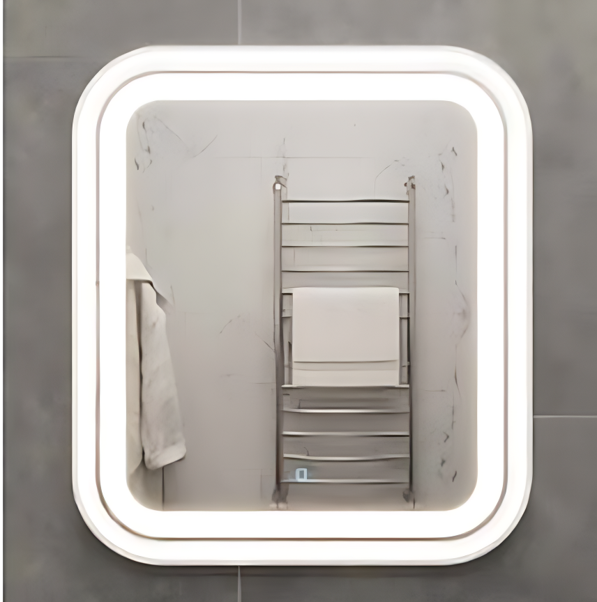 Зеркало Amica "СКАЙ" Овал Сенсор Графит фото 2