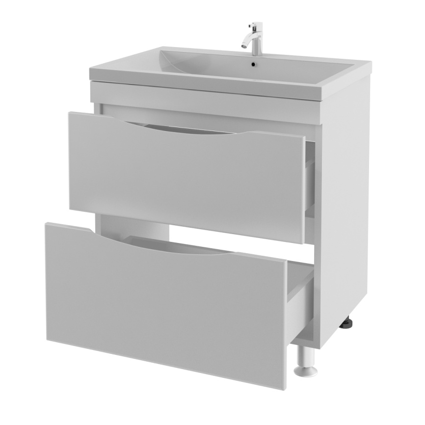 Тумба Подвесная Amica "СИЦИЛИЯ" 2 Ящика фото 3