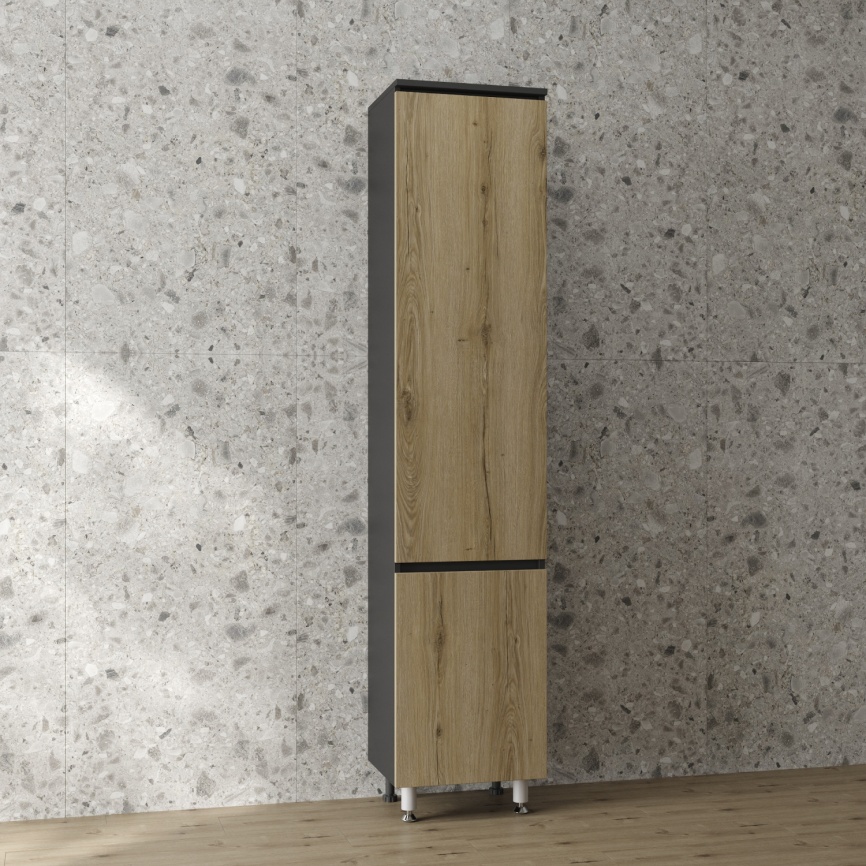 Пенал Подвесной Amica "ЯВА" 1 Дверь Славянский Дуб фото 2