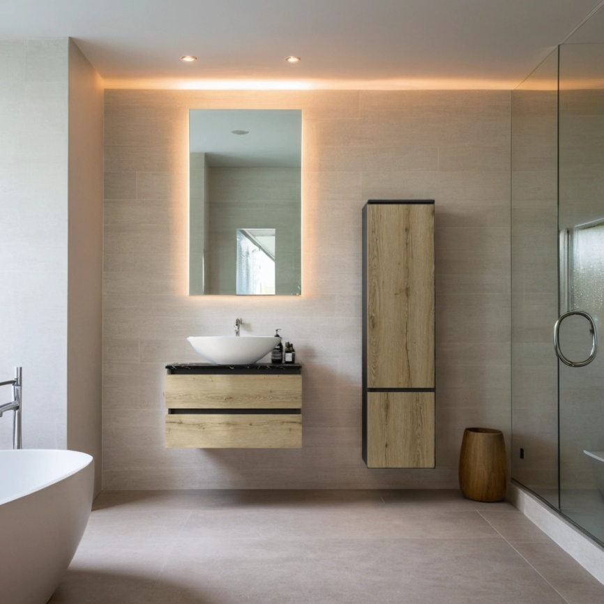 Зеркало Amica "ЯВА" Славянский Дуб Квадрат фото 2