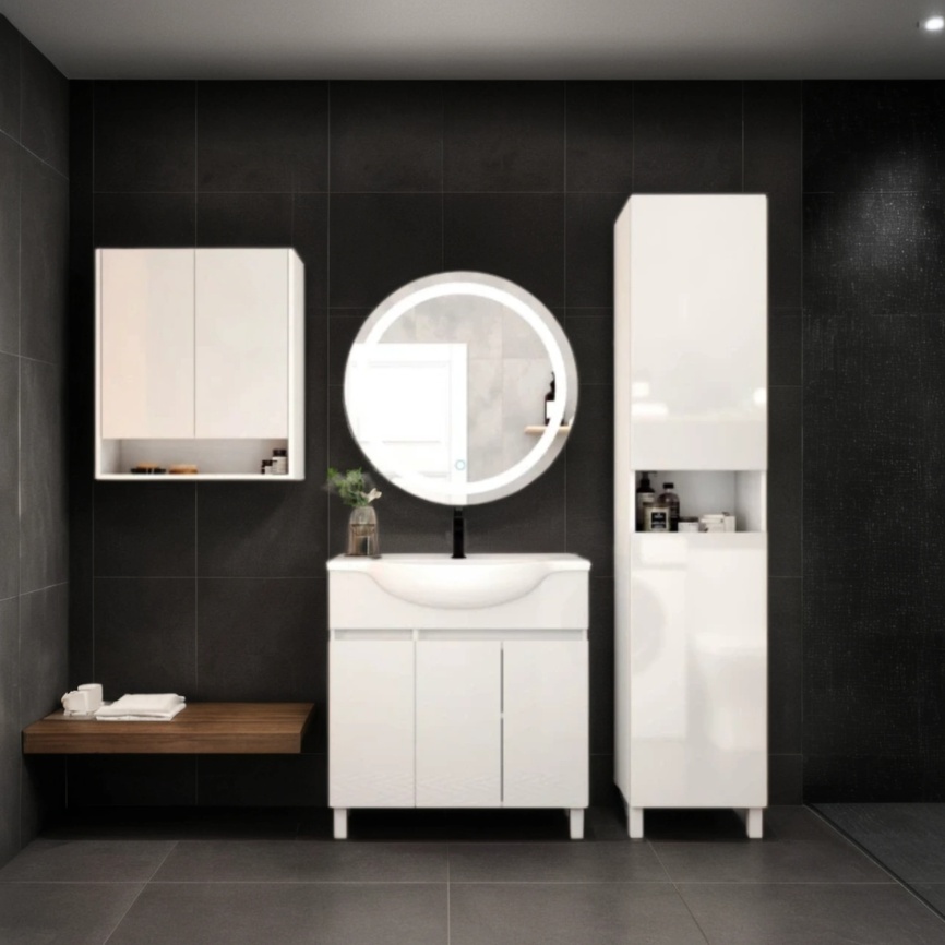 Зеркало Amica "СИЦИЛИЯ" 4000К Круг Размер 77 Сенсор Подогрев фото 2