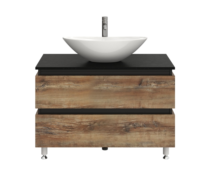 Тумба Напольная Amica "ЯВА" 2 Ящика Славянский Дуб фото 2