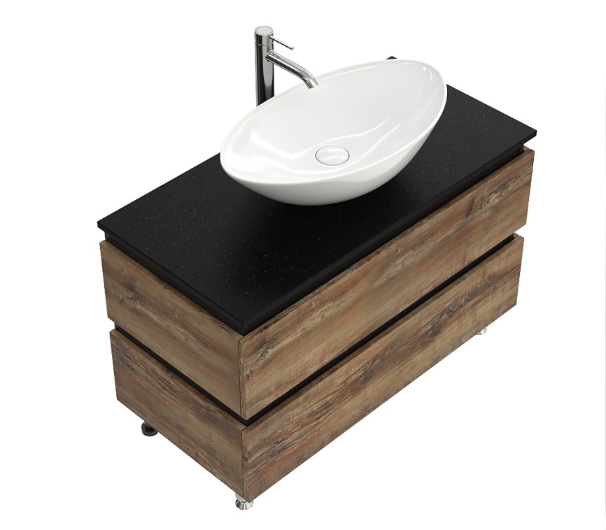 Тумба Напольная Amica "ЯВА" 2 Ящика Славянский Дуб фото 1