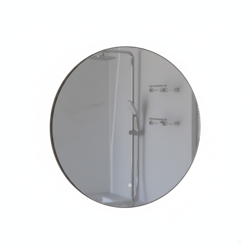 Зеркало Amica "468ск" 4000К Размер 60 Круг Сенсор Сталь фото 1