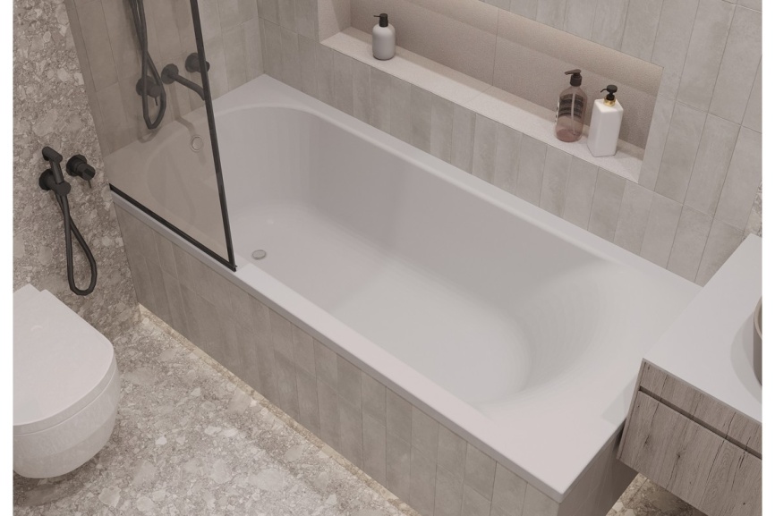 Ванна Прямая Amica "МИАМИКА" Белая фото 2