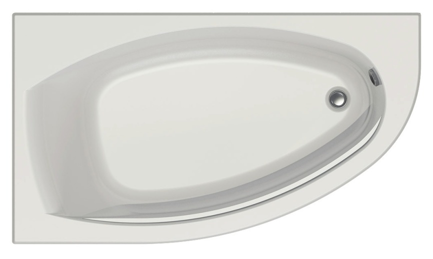 Ванна Угловая Amica "БАРГАМИ" 160х90 Левая\Правая Белая фото 2