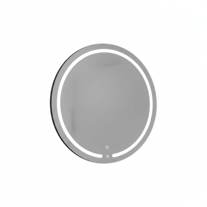 Зеркало Amica "423ск" 6500К Размер 75 Круг Сенсор Золото фото 1