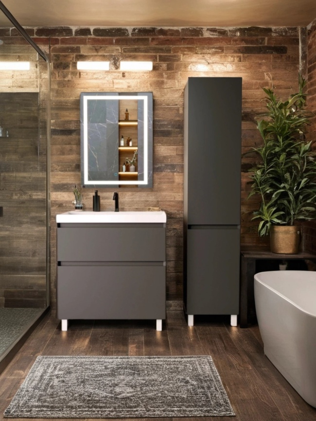 Зеркало Amica "СИЦИЛИЯ" Квадрат Сенсор Подогрев фото 2