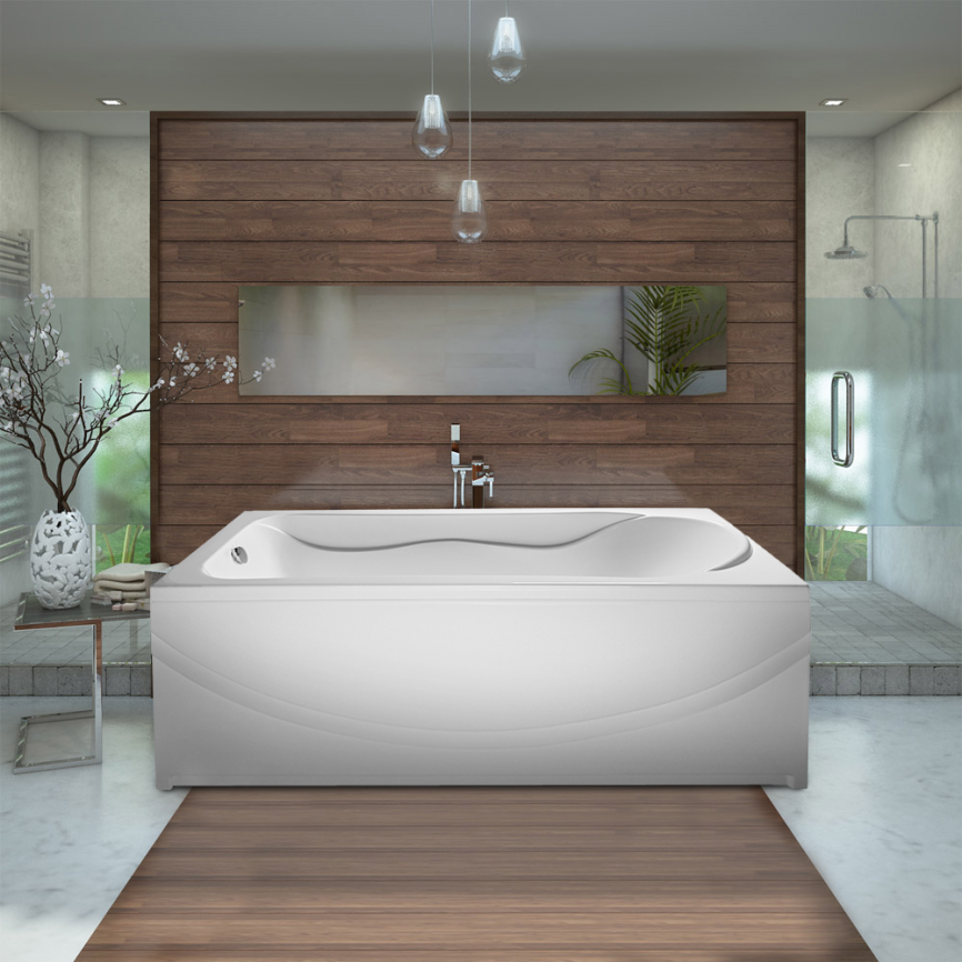 Ванна Прямая Amica "АКРА" Белая фото 3