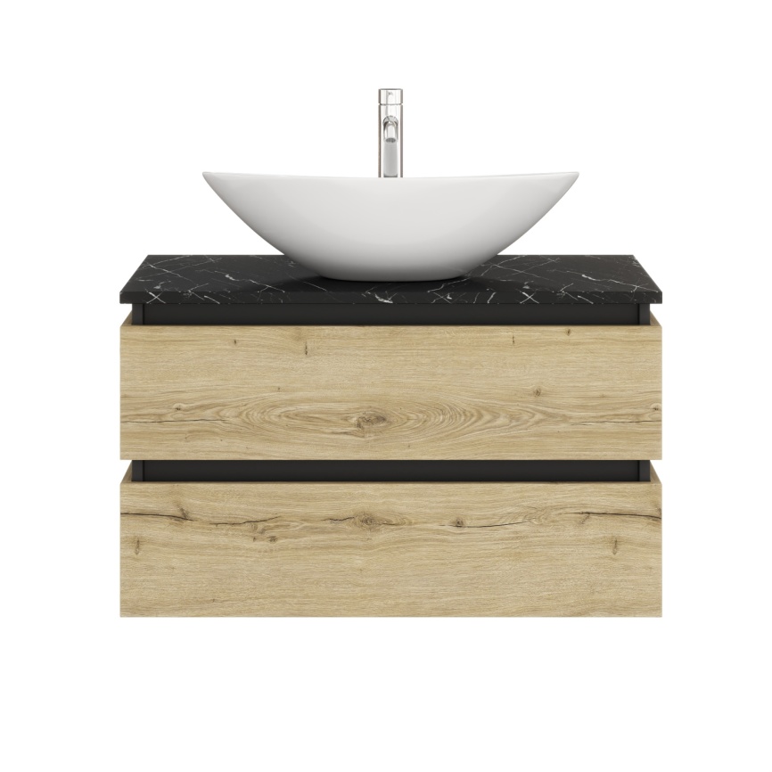 Тумба Подвесная Amica "ЯВА" 2 Ящика Дуб Эльвезия фото 1