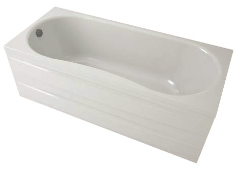 Ванна Прямая Amica "ОЛИВЕ" 170х75 Белая фото 1