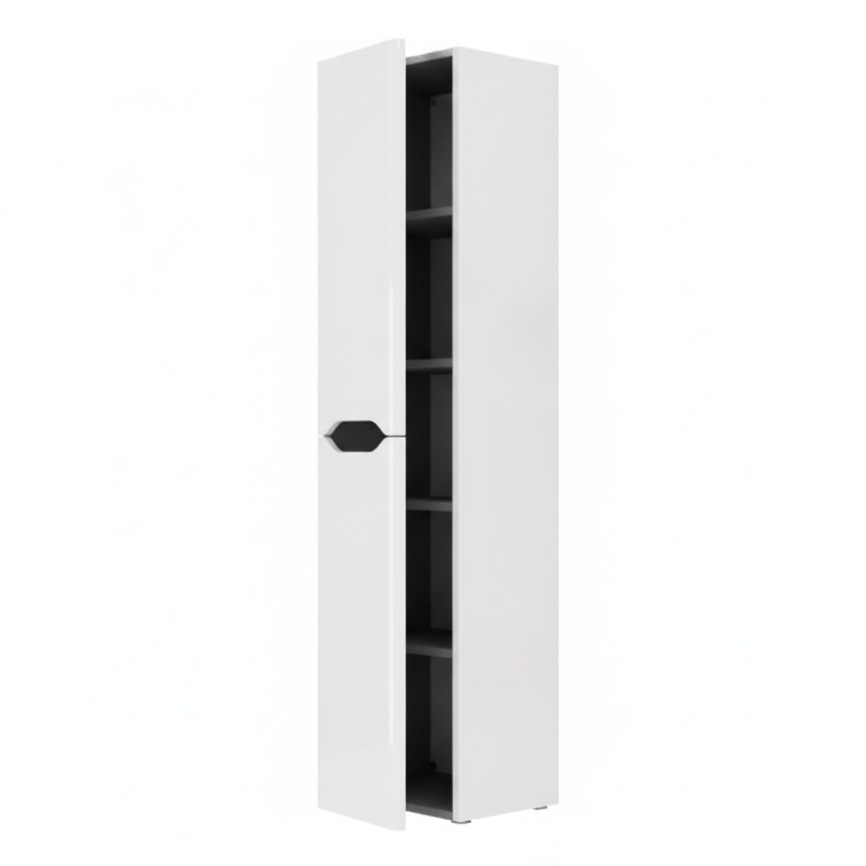 Пенал Подвесной Amica "ТАИТИ" Размер 35 2 Двери Белый фото 3