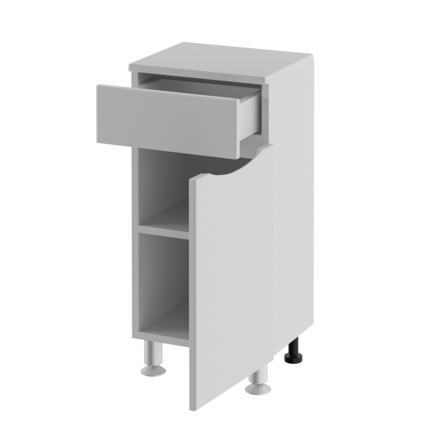 Комод Напольный Amica "КОРСИКА" 1 Ящик 1 Дверь (Левый, Правый) фото 2