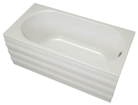 Ванна Прямая Amica "ОБЕРОНИ" Белая  фото 1
