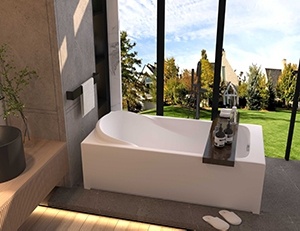 Ванна Прямая Amica "АЛЛА"  Белая фото 4