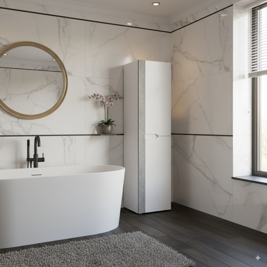 Пенал Подвесной Amica "КАПРИ" Размер 35 1 Дверь Орех фото 3